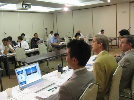 007 Japan HIROSHIMA Conf.jpg - Lectures in Hiroshima on Consciousness-Based Education awakened great interest in audiences as the theme of national invincibility strikes a cord in the hearts of Japanese.